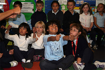 image of school children